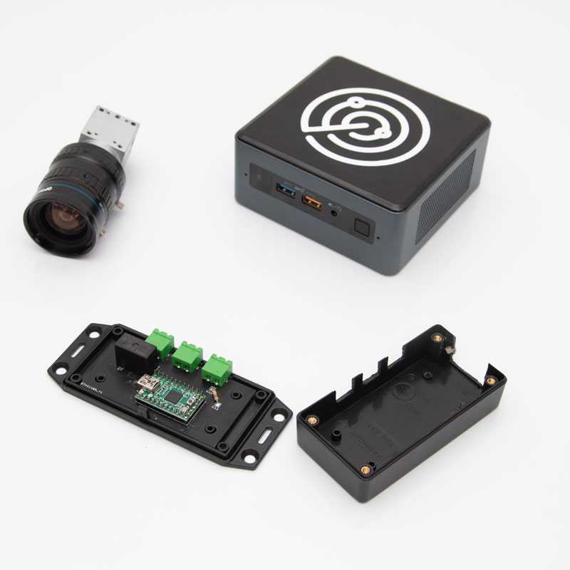 Product AssemblyControl with PC, Kamera und elektronik teile